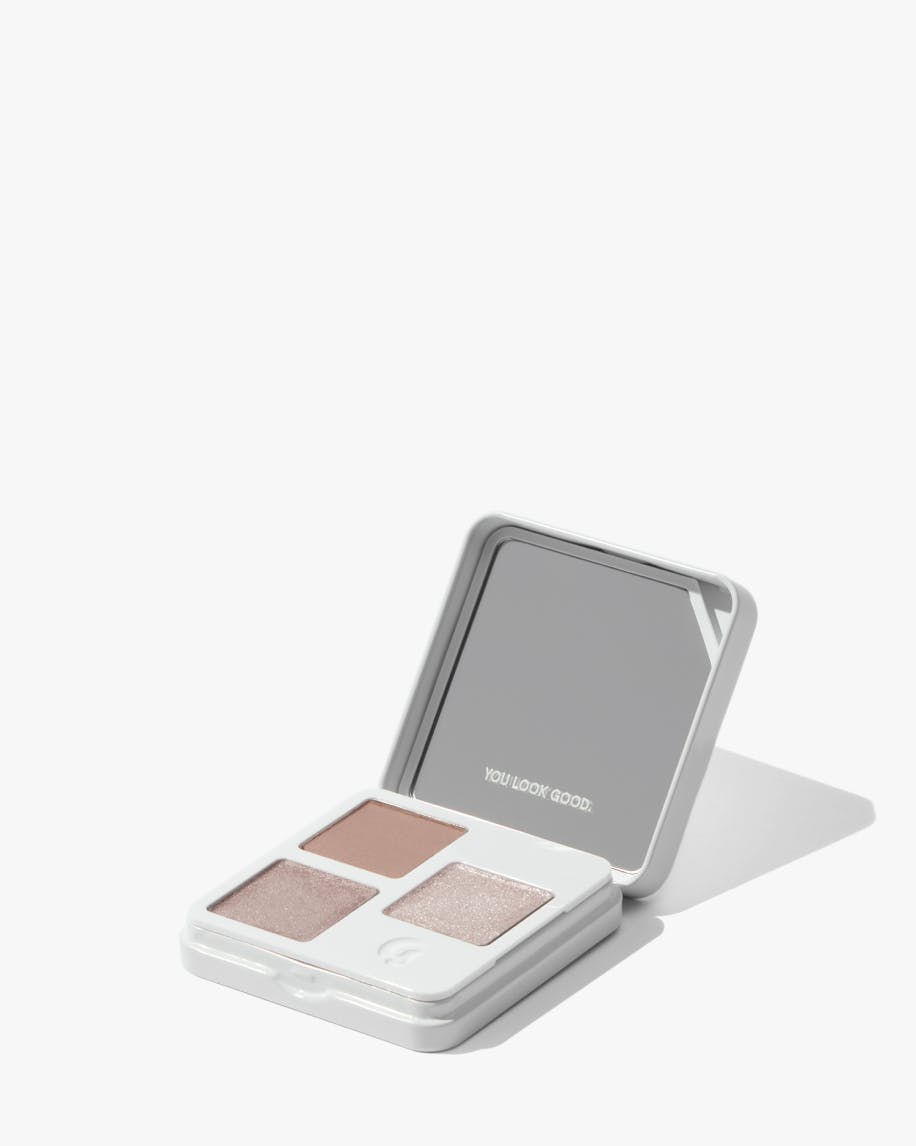 product packaging of monochromes in clay against white background.