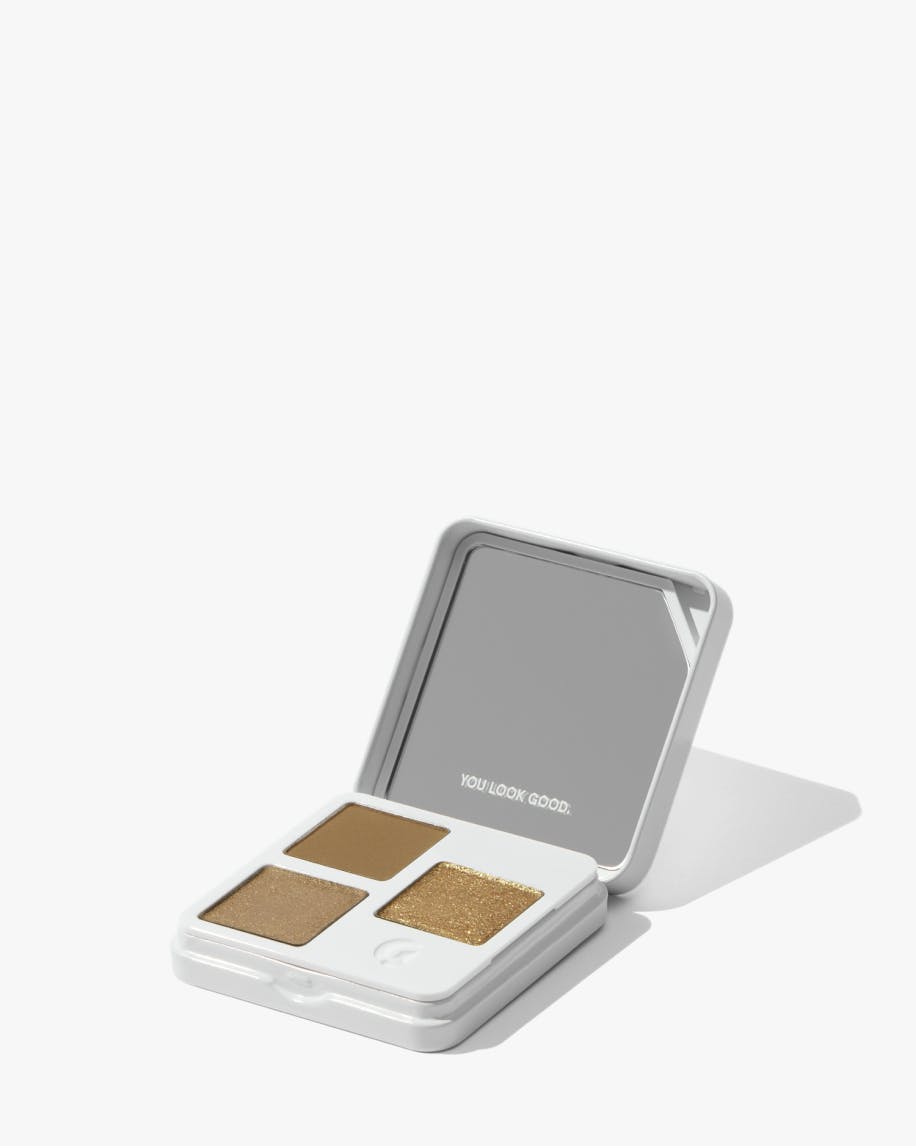 product packaging of monochromes in clay against white background.