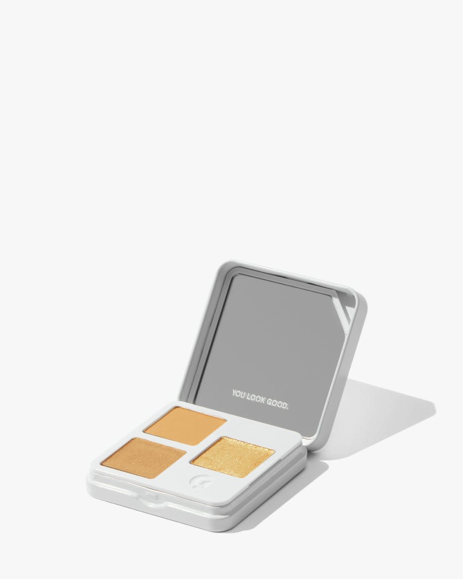 product packaging of monochromes in clay against white background.